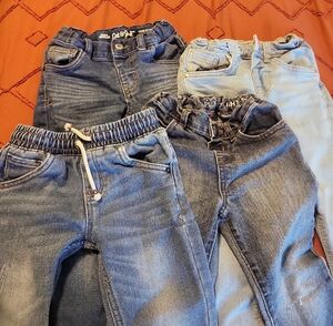Cat & Jack Blue Jeans with Various Washes and Casual Styles